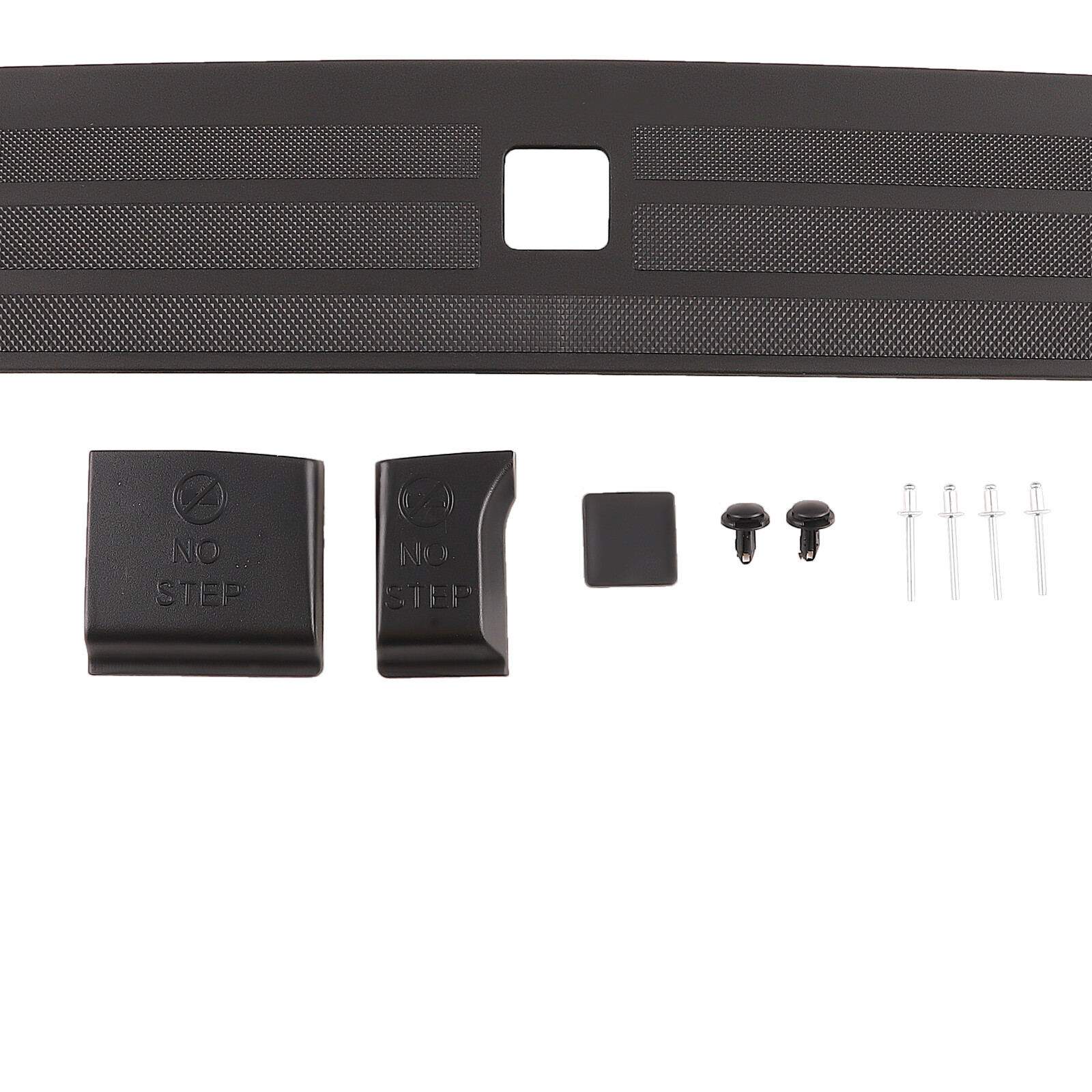 Flexible Flex Step Center Tailgate Cap Trim Molding For Ford F-150 2021-2023