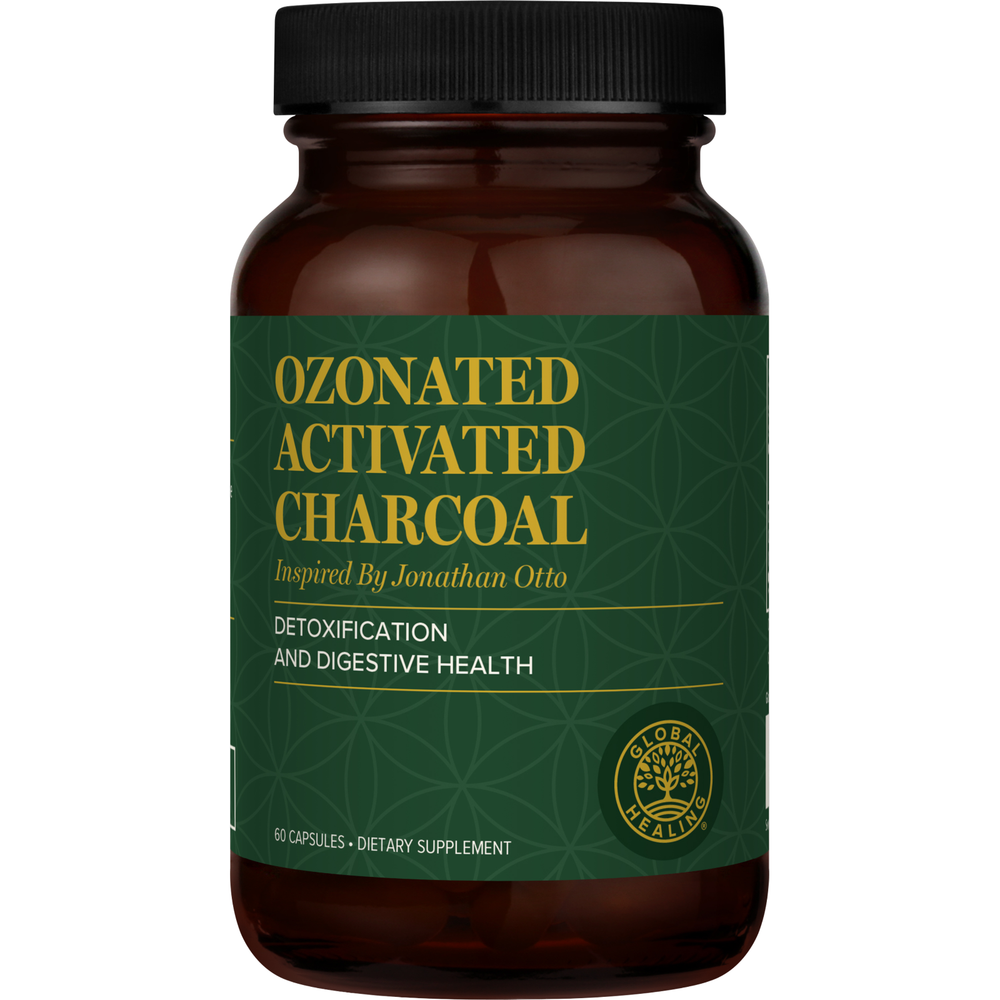 Global Healing Ozonated Activated Charcoal - 60 Capsules