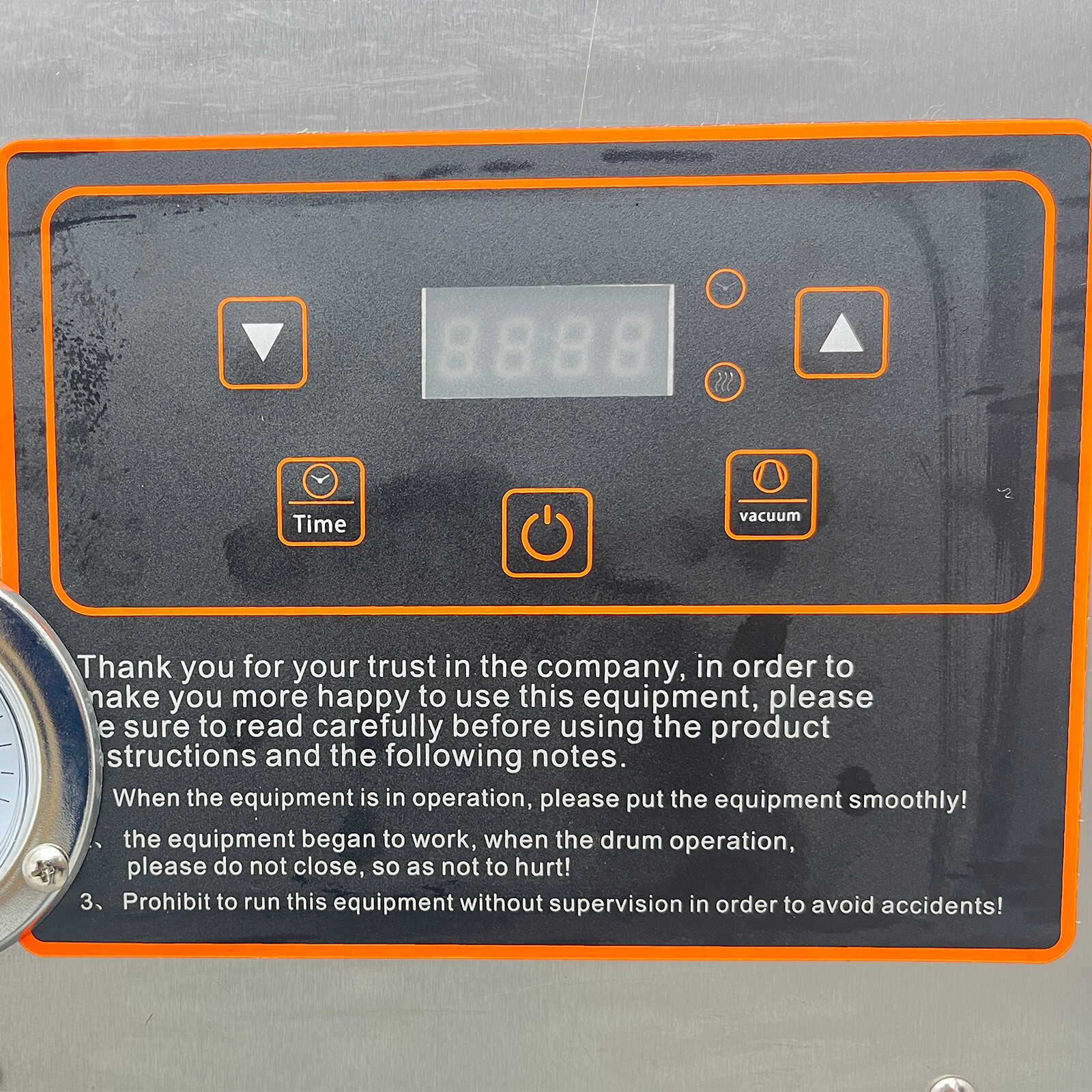 110V Vacuum Tumbler Marinator 38L Meat Processing Chicken Marinated Machine