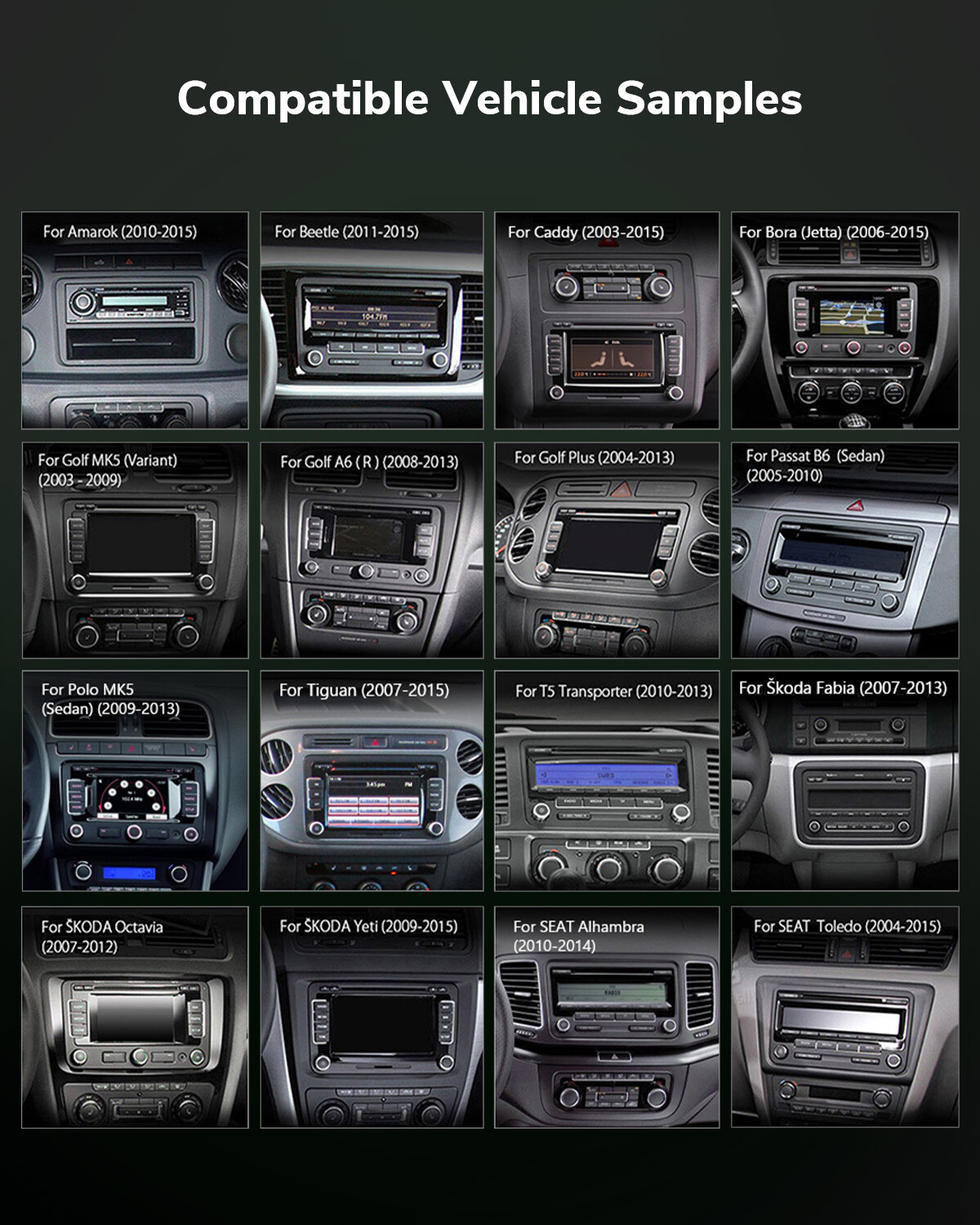 For VW Golf Tiguan Touran Passat Android 13 Car GPS Sat Nav Radio Stereo CarPlay