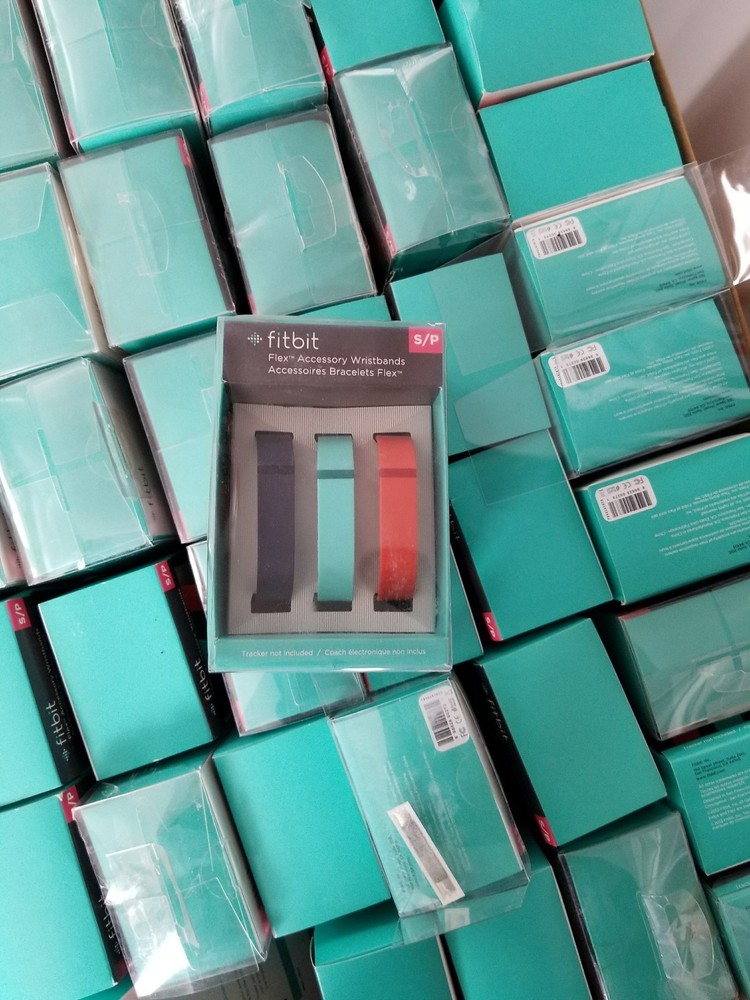 Fitbit Flex Accessory Replacement Wristband 3-pack Small Petite NAVY TEAL RED