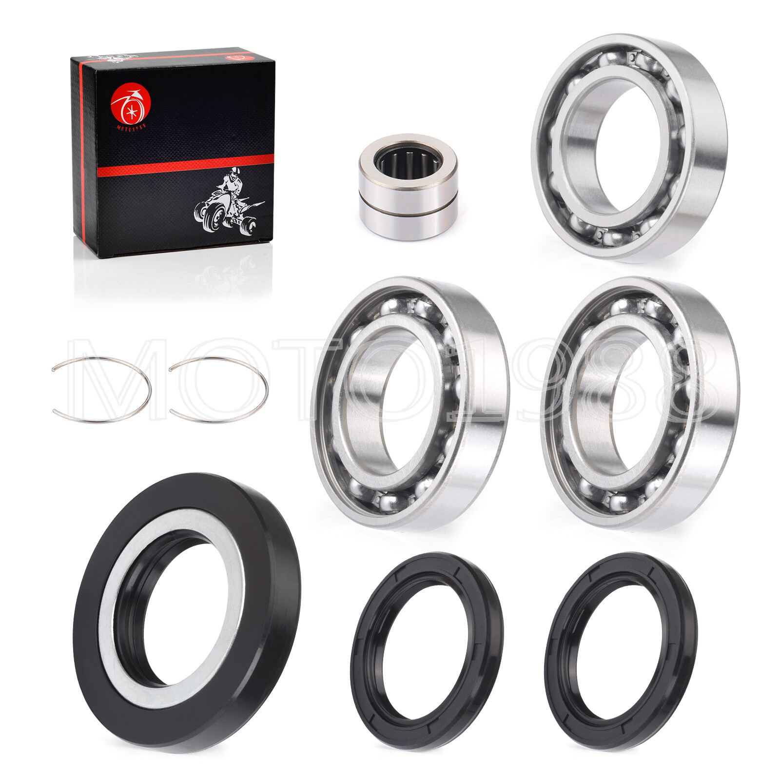 Rear Differential Bearing Seal Kit for Honda Rancher 420 TRX420 Foreman 500 520