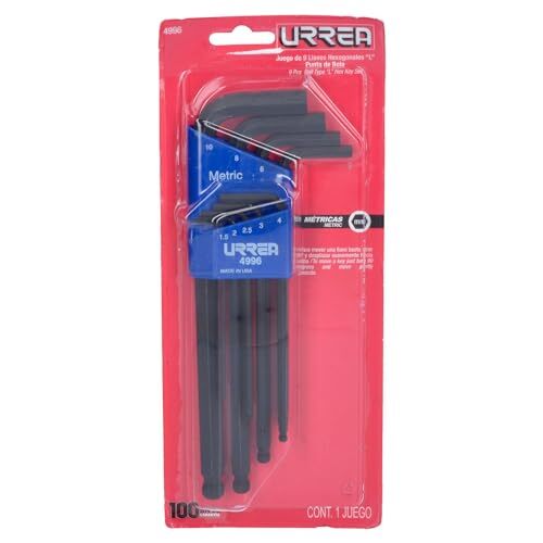 4996 Ball Type Hex Key Set 1.5mm