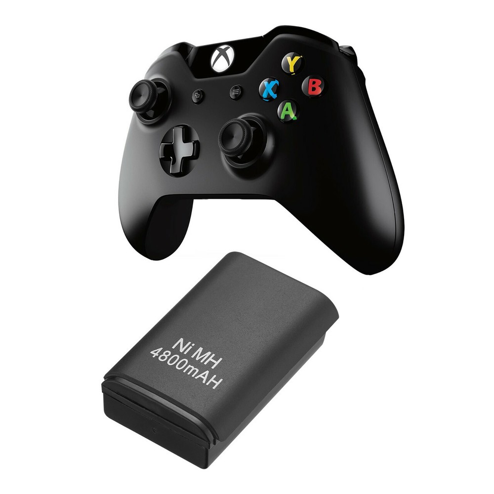 2 Battery Pack & Charger Dock For Microsoft Xbox 360 Wireless Controller Black