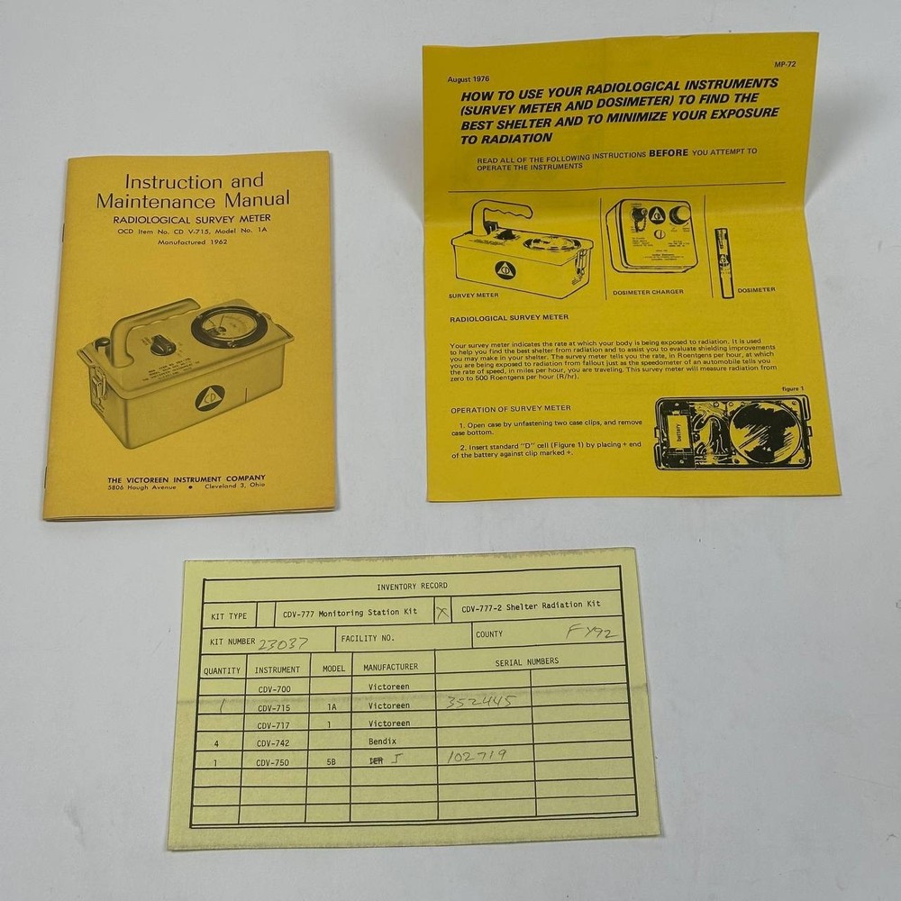 Radiation Detection Kit CD V-777-2