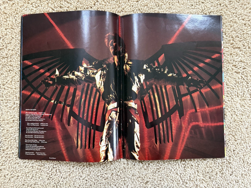 David Bowie Program Serious Moonlight Tour & The Glass Spider Tour Plus