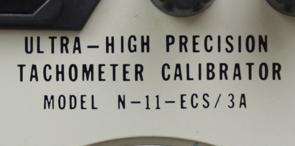 Quantum Dynamics N-11-ECS/3A Ultra High Precision Tachometer Calibration System