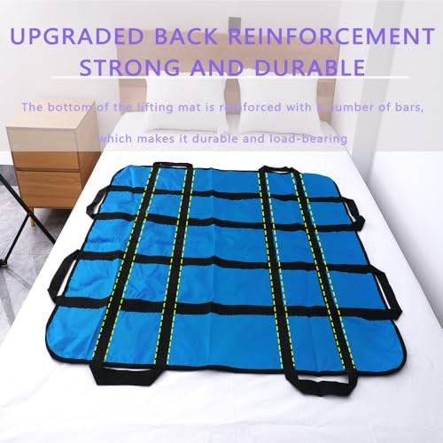 Positioning Bed Pad with Handles,48" × 40" Transfer Sheet for 1