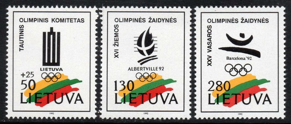 LITHUANIA MNH 1992 Olympic Games