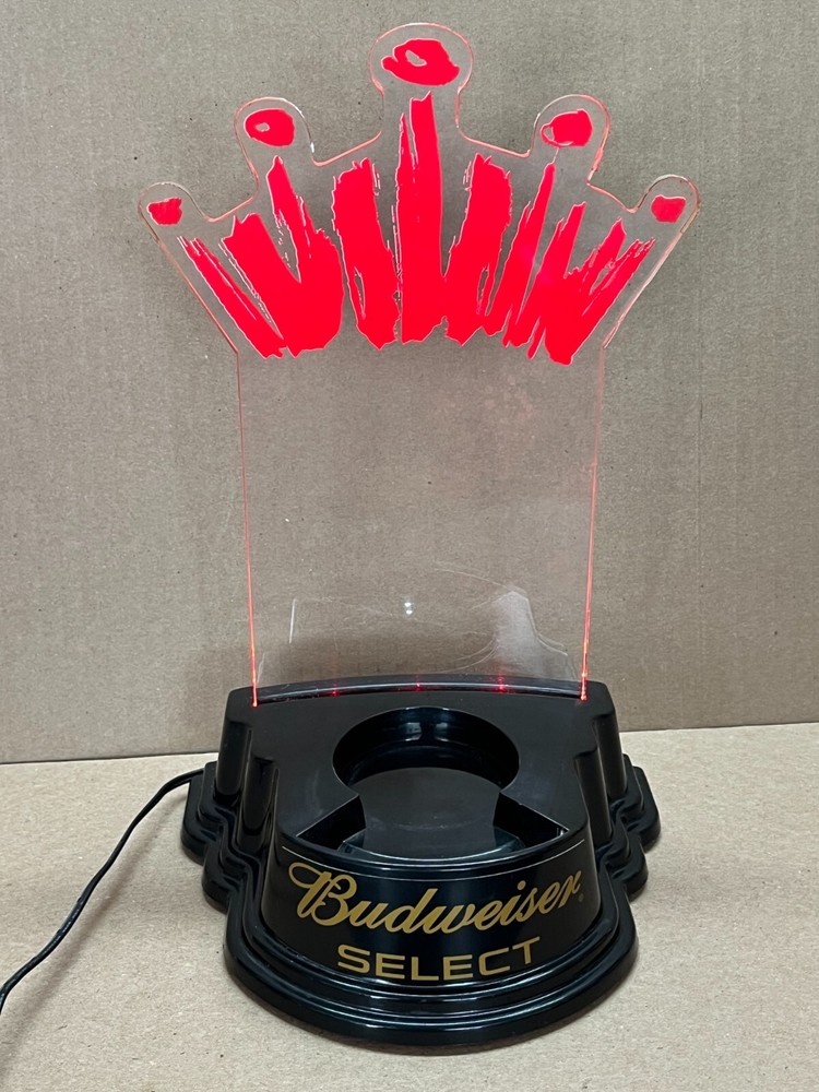 Budweiser Select Light Up Beer Sign