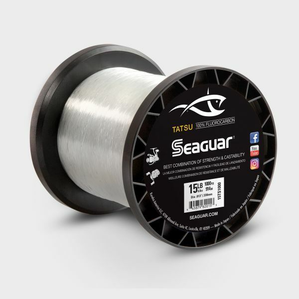 Seaguar Tatsu Fluorocarbon 1000 Yards Bass, Trout, & Walleye Fishing Line
