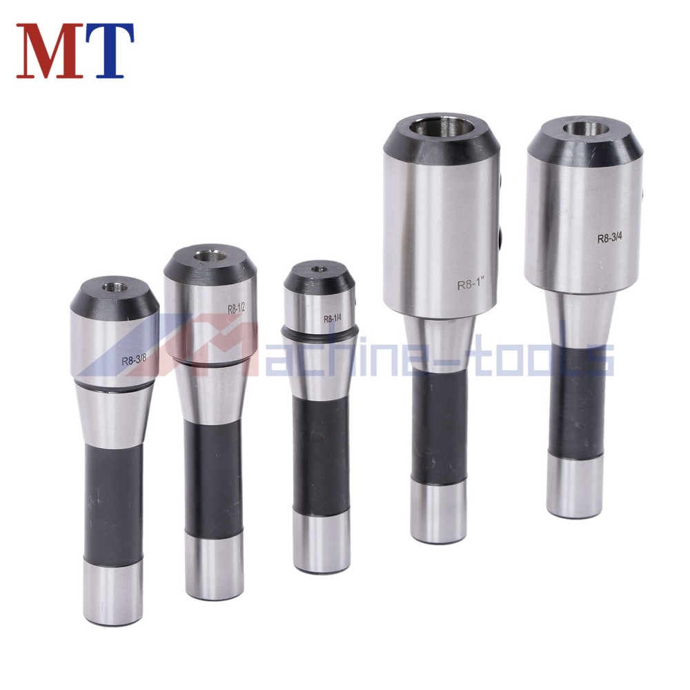 5PC R8 End Mill Holder Set Complete 1/4" to 1" Conversion Kit