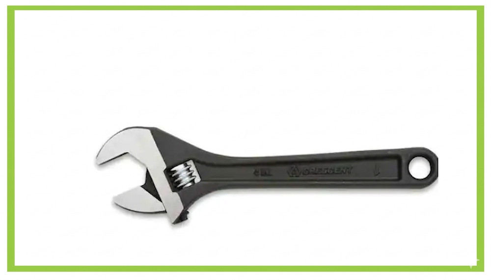 4 in. Black Oxide Adjustable Wrench