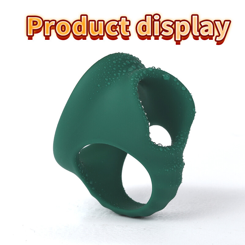 Reusable Penis-Enhancer-Extender-Ring Men Delayed Ejaculation Condom Chastity