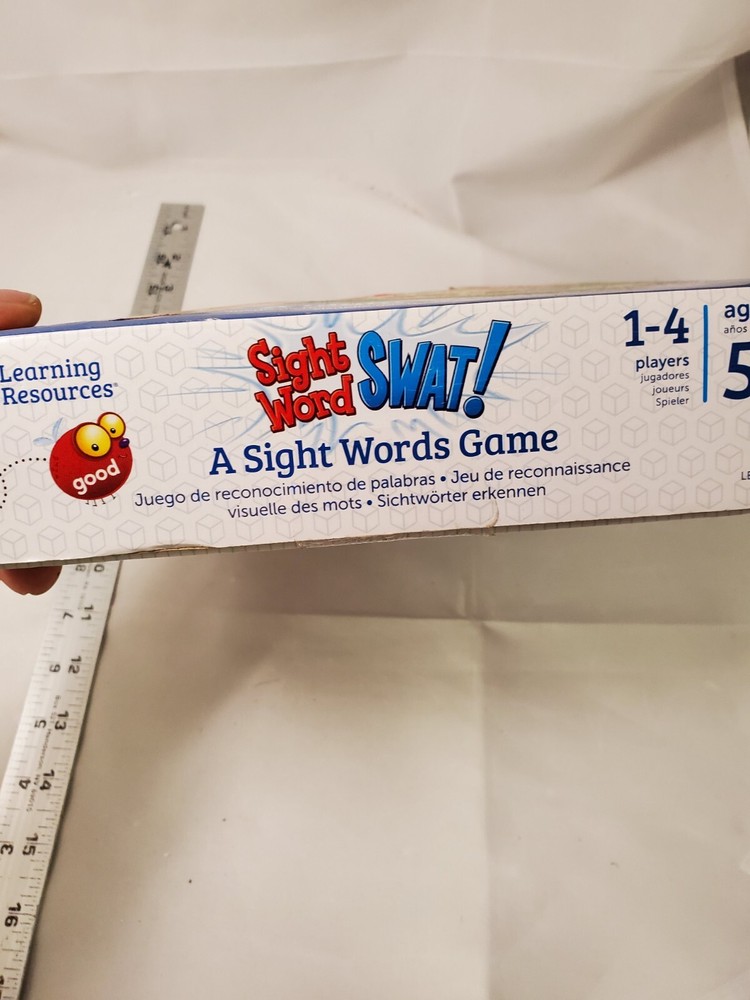 Sight Word SWAT! Sight Word Game from Learning Resources EUC 100% Complete