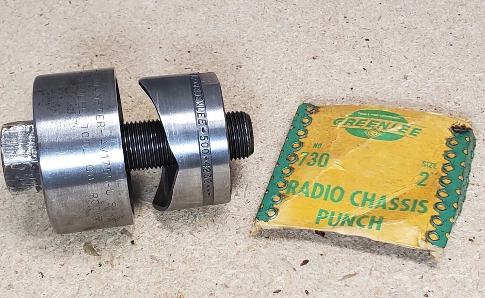 Greenlee No. 730 - 2" diameter punch - knockout