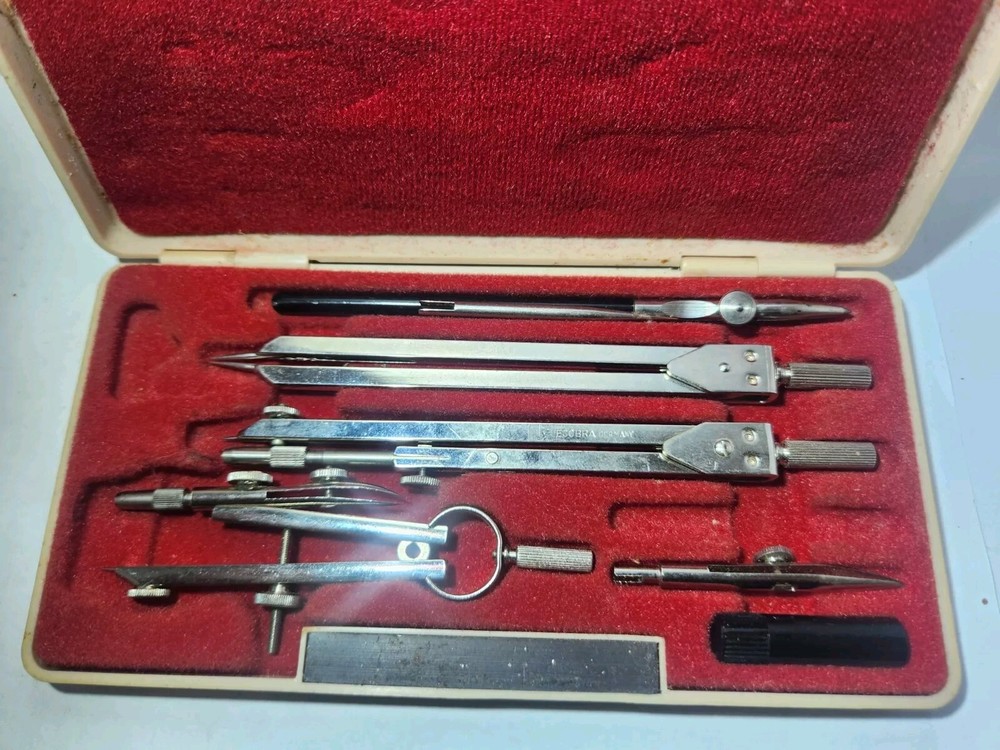 Vintage Drafting Tool Ecobra Compass