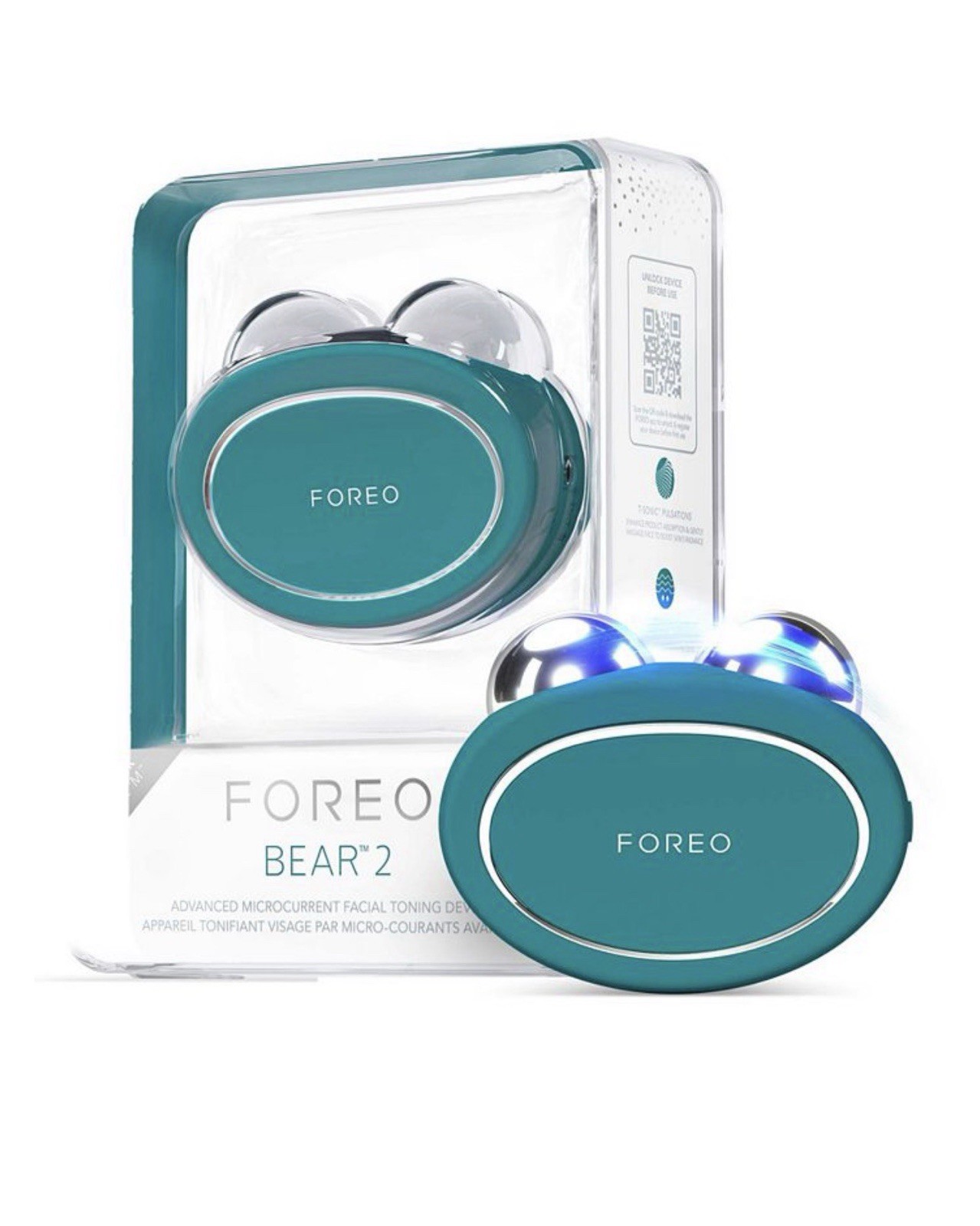 FOREO BEAR 2 Advanced Microcurrent Facial Toning Device - Green