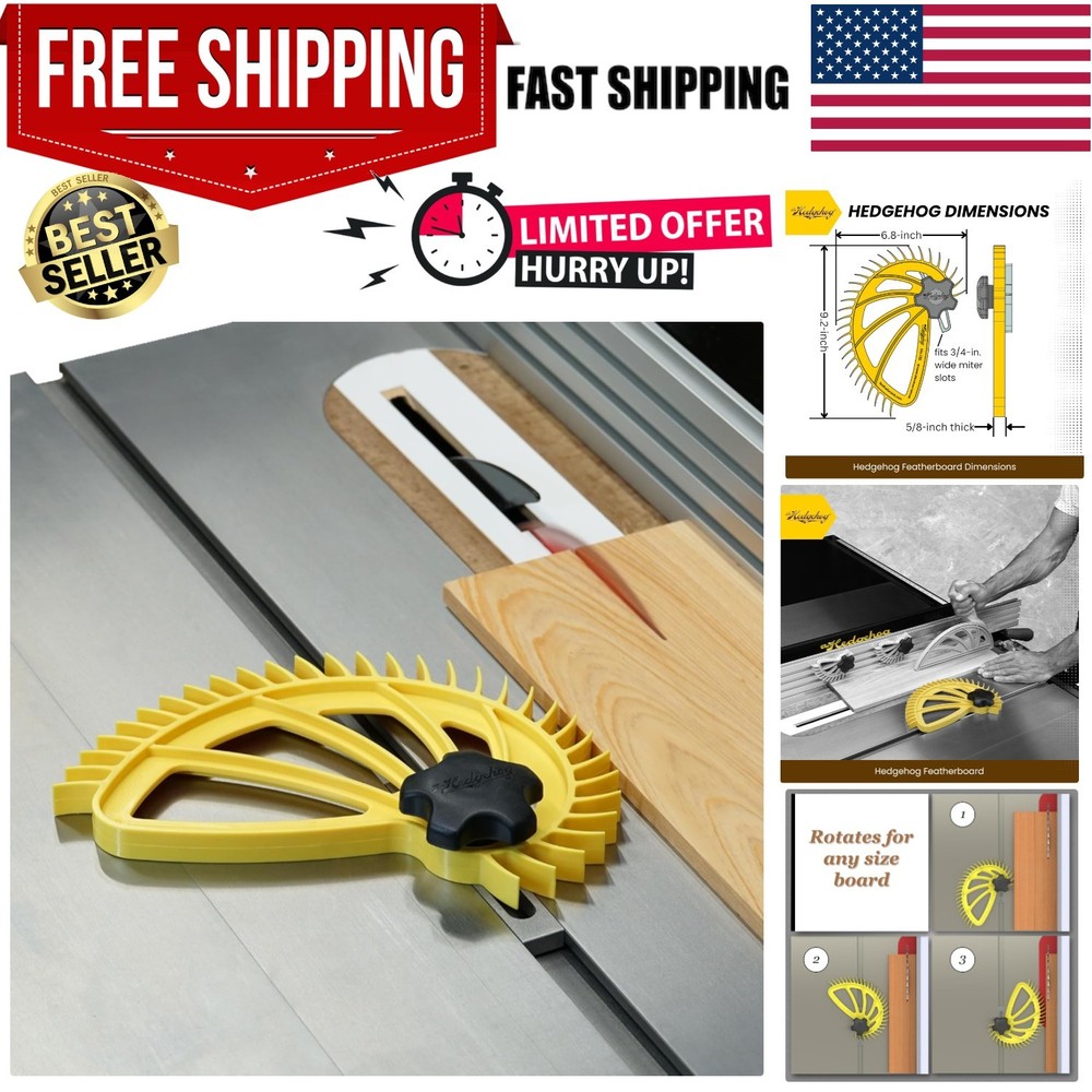 Featherboard for Table Saws for Quicker, Easier, and Safer Workflow | Improve...