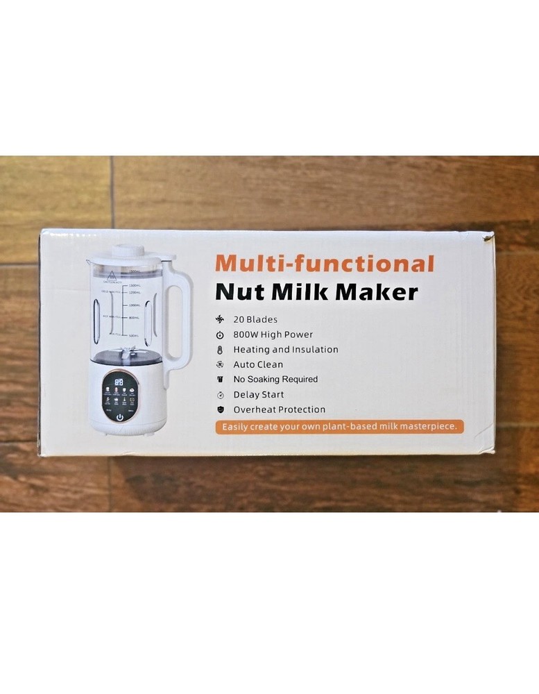 50oz Automatic Nut Milk Maker Almond Milk Machine with Delay Start Keep Warm