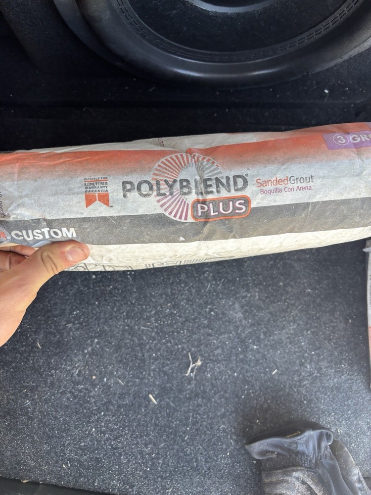 Custom Polyblend Plus Sanded Grout - 25 lbs