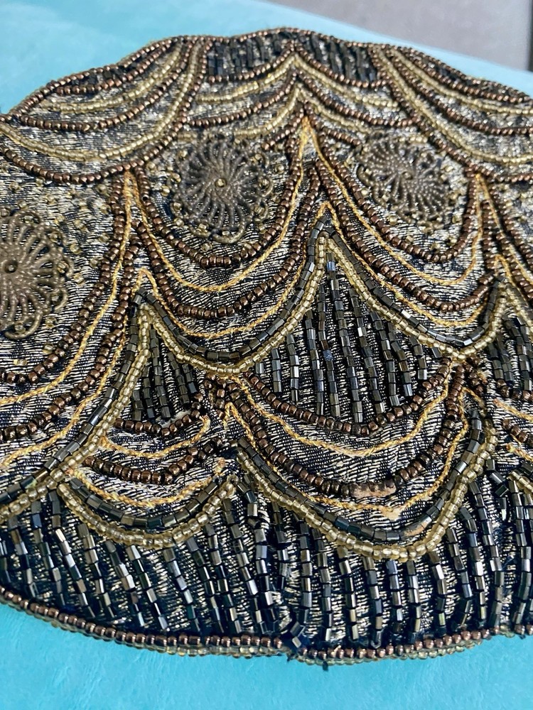 Hand Beaded Clutch Purse Andre Cellini