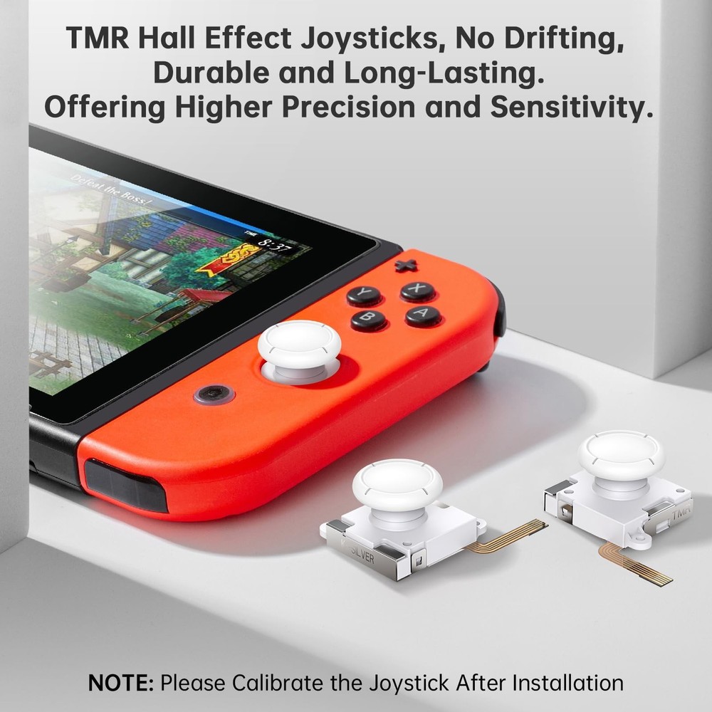 BRONAL TMR Hall Effect Joystick Compatible with Joycon [No Drifting] Replacem...