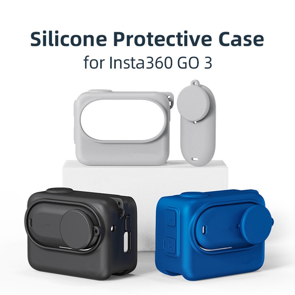 1Set Silicone Protective Case Cover Replace For Insta360 GO 3 Action Camera