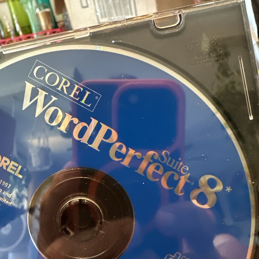 Corel Word Perfect Suite 8 Software CD Windows 1997