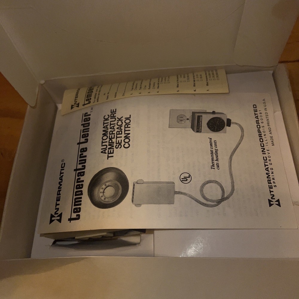 NOS vintage electric Intermatic Automatic Temperature Setback Control FS 100