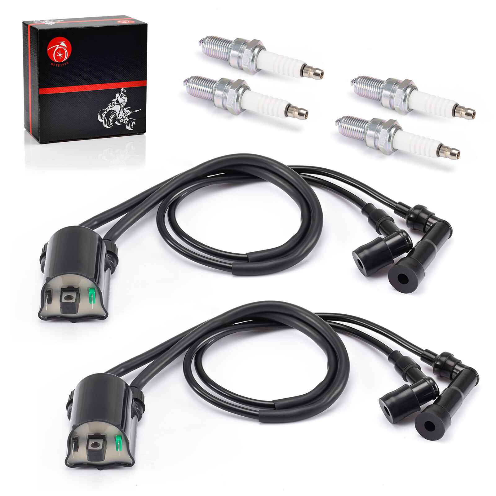 Ignition Coil & Spark plug For Kawasaki VN1500 Vulcan 1500 Classic 1996-2008