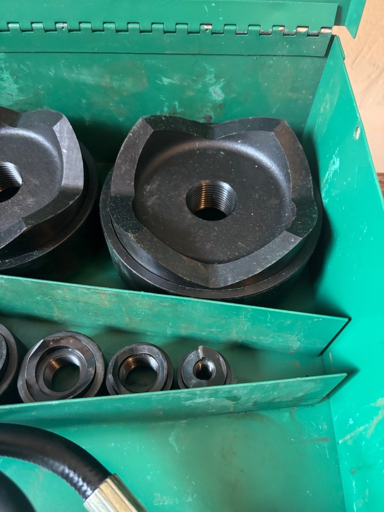 Greenlee Knockout Punch Driver Set 7310 Never Used