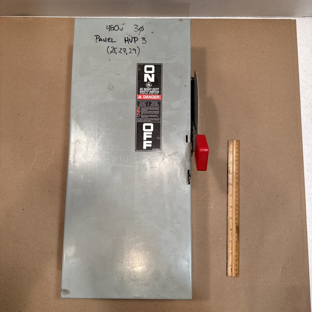 GE TH3362 Disconnect Model 10 60 Amp 600 Volt