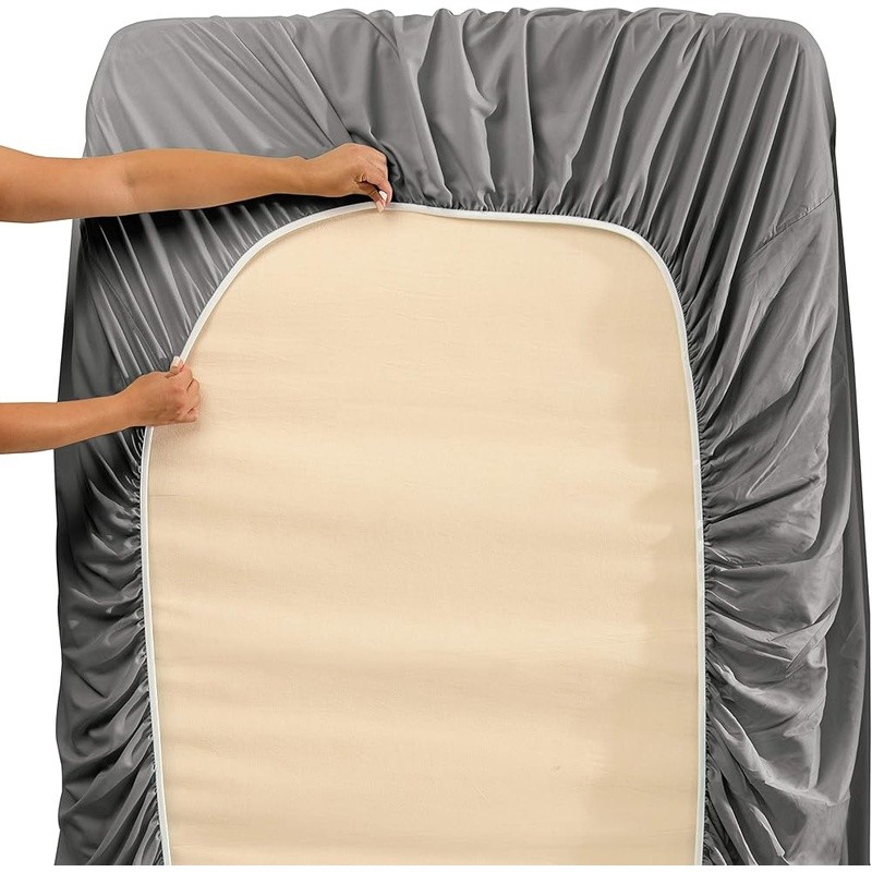 Microfiber Deep Pocket Fitted Sheet Set Soft Comfortable Machine Washable New