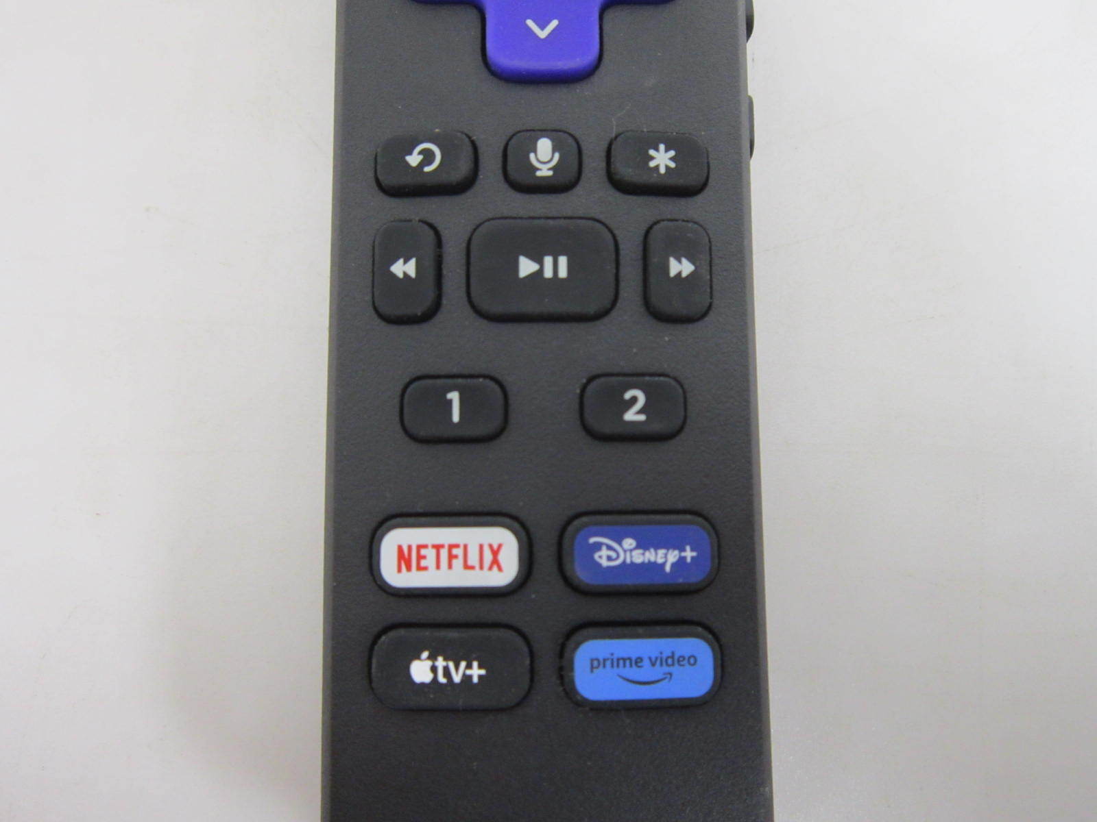 ROKU Brand TV Voice Remote W/ Headphone Jack Remote 3026000134 (RC-EL3) - USED