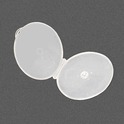 25 Clear CD DVD R Disc Clam C Shell PP Poly Plastic Storage Case 5mm with Lock
