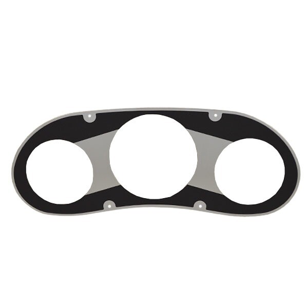 Ranger Boat Blank Gauge Panel 7202807 | Comanche 2009 Black Silver