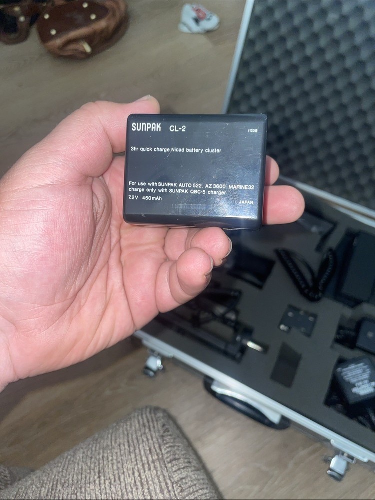 Sunpack Auto 522 Thyristor Full Kit With All Accessories And Case