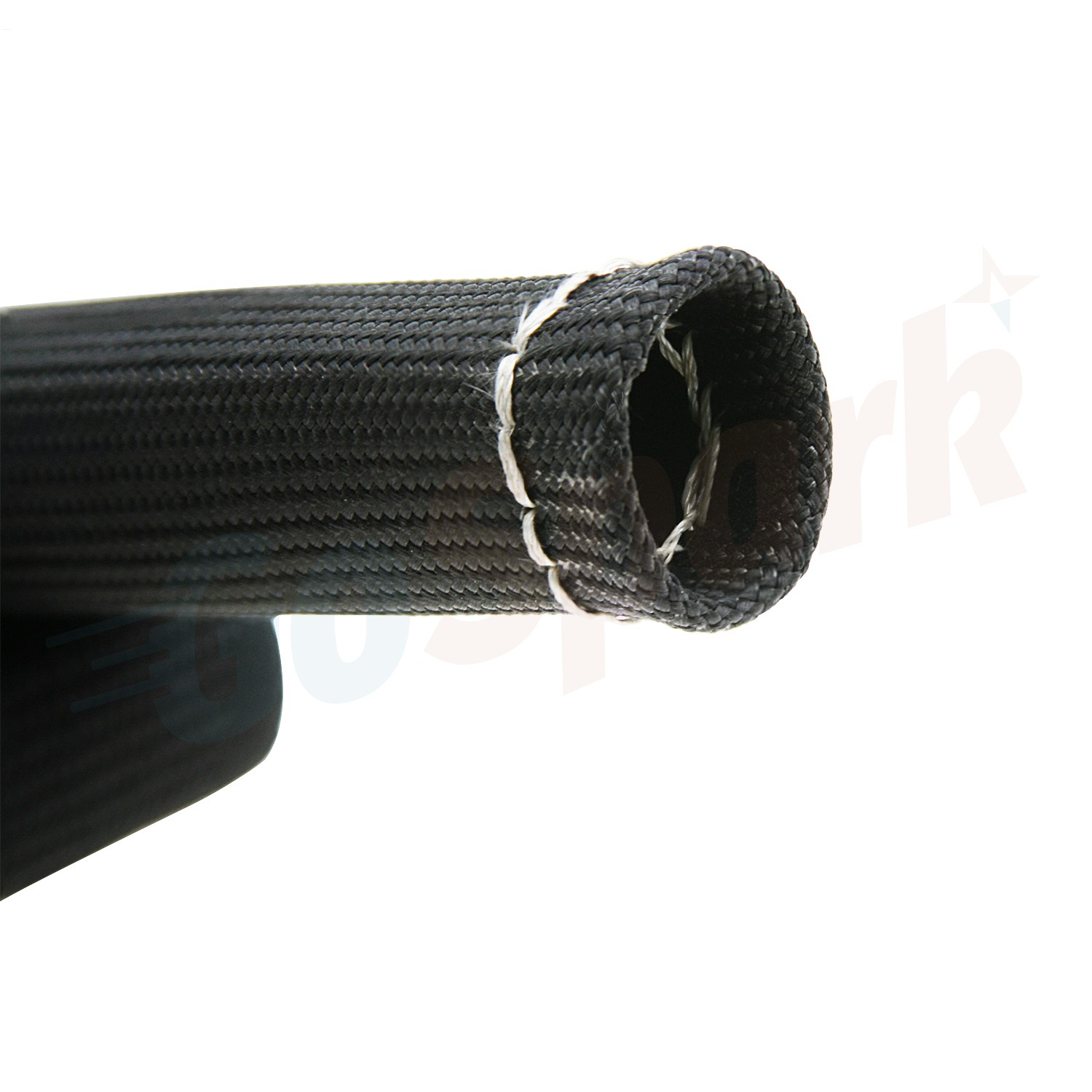 8Pcs 2500° 6" Spark Plug Wire Boots Protector Sleeve Heat Shield Cover Black