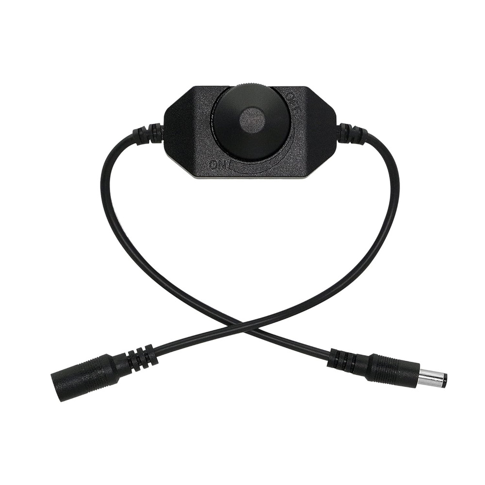 LED Strip Light Dimmer Switch DC 12V 24V Brightness Adjustable Controller for Si