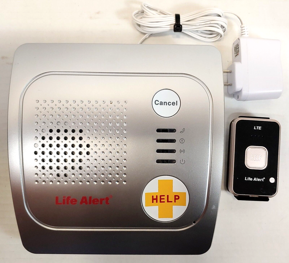 Life Alert Emergency Response System AA465019 + Help Button LTE Li-Ion + AC Adp