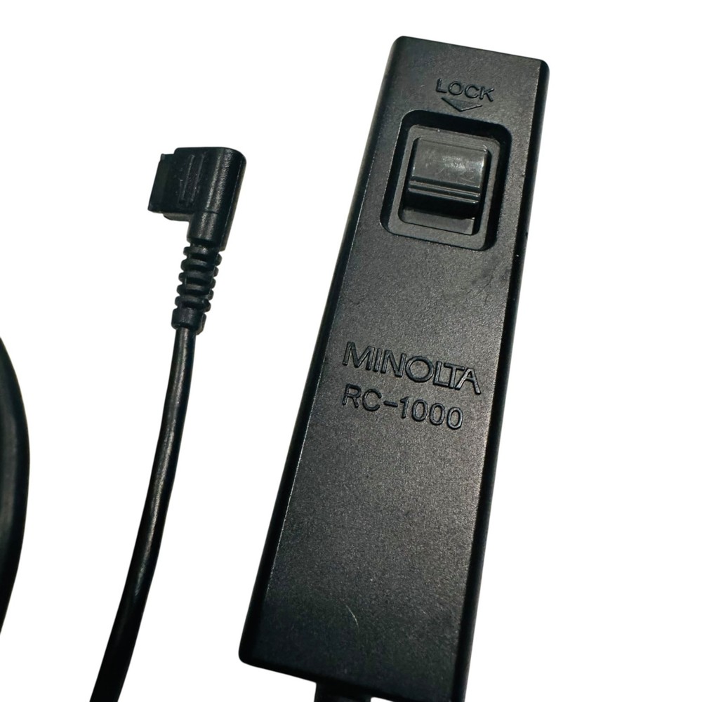 Minolta RC-1000 Remote Shutter Release Cable 3-Pin 15ft Lock