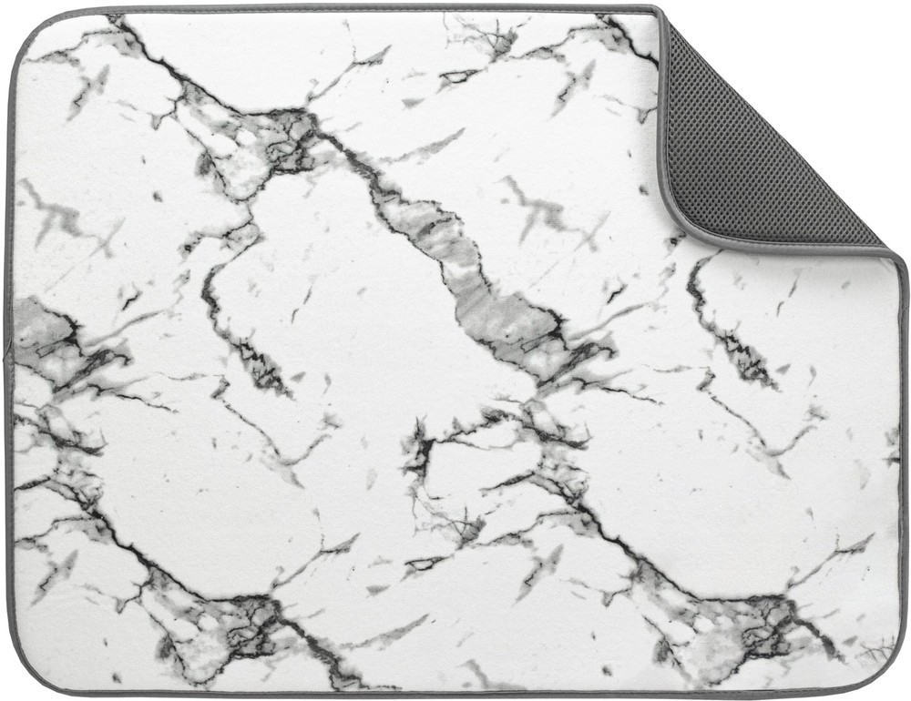 Mainstays Microfiber Dish Drying Mat Marble