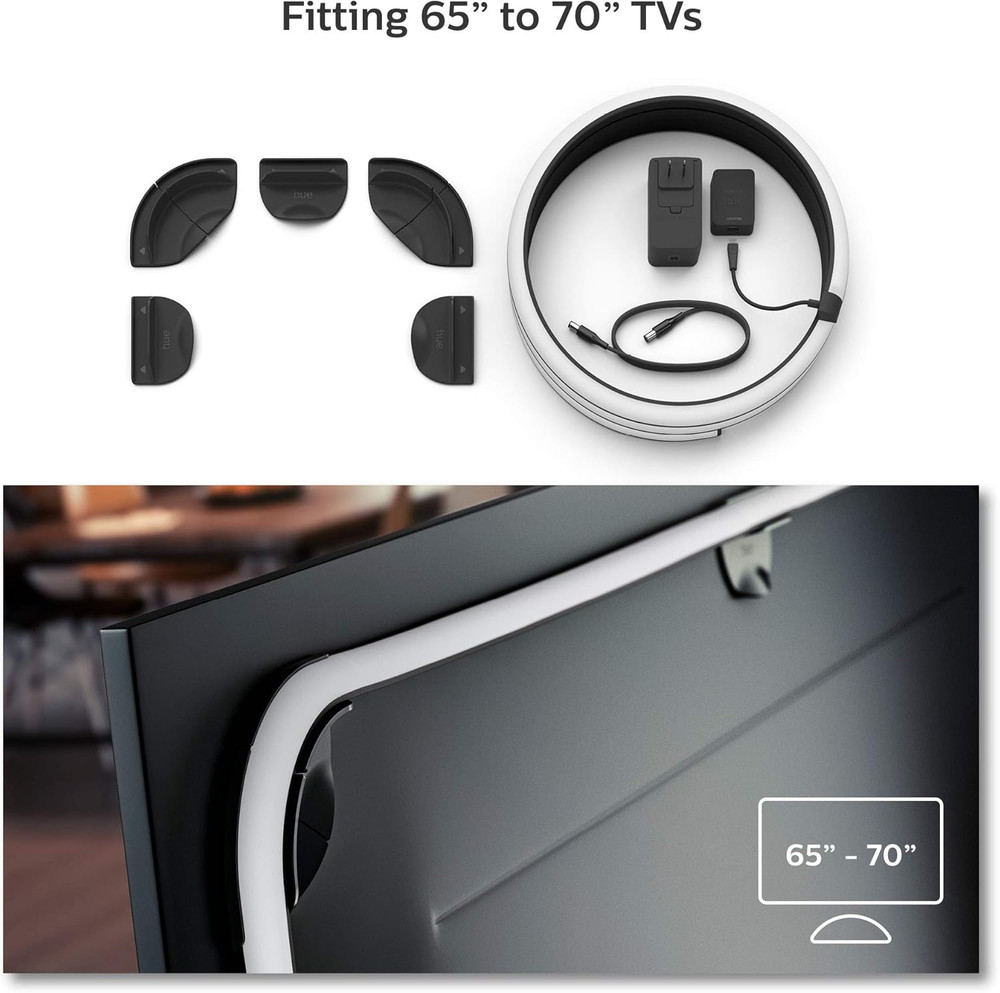 Philips Hue Play Gradient 65" Smart TV Light Strip - Flowing Multicolor LED Colo