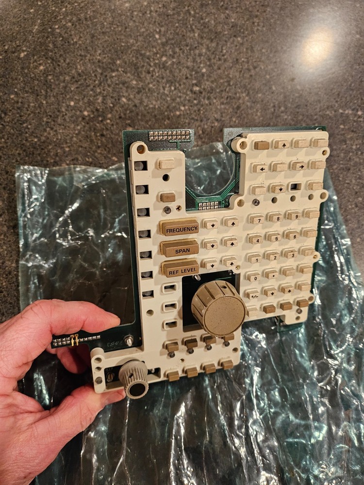 Tektronix 2780 Series Spectrum Analyzer Front Panel / encoder PARTS NOT WORKING