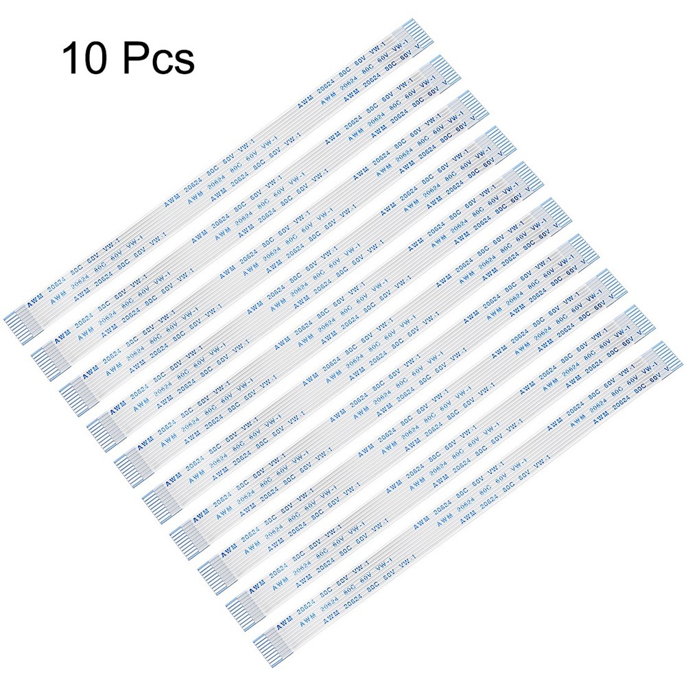 Flat Flex Cable, 150mm 9 Pin FPC FFC Flexible Cable Tape 10pcs