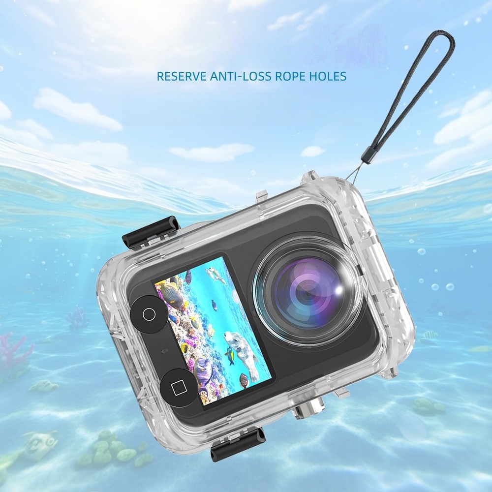 For DJI OSMO 360 Full-Submersible Waterproof Case with Quick-Release Design