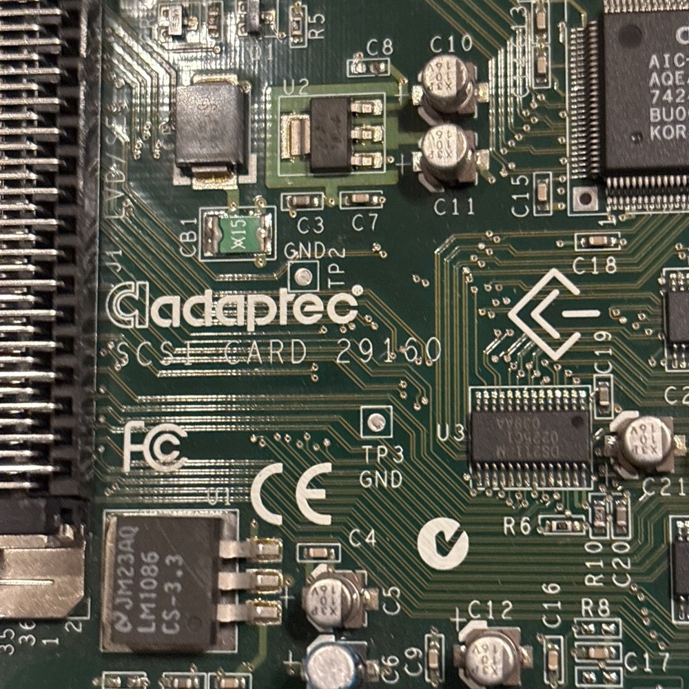 ADAPTEC SCSI CARD 29160 LVD/SE