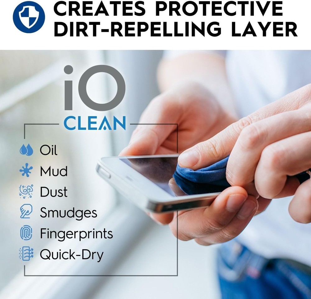 32oz Screen Cleaner Spray Kit with Microfiber Cloths & Nozzles