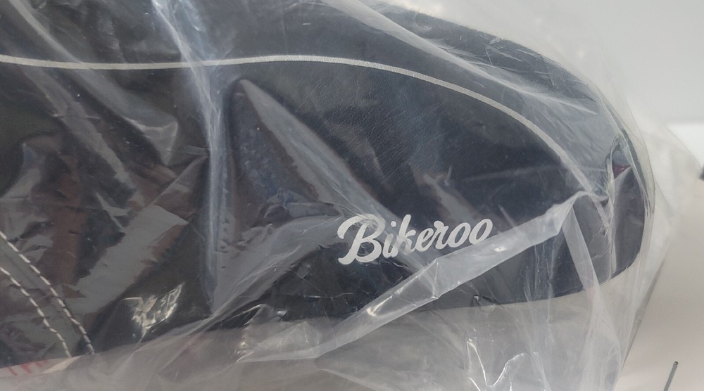 Bikeroo Comfortable Oversized Replacement Black Bike Saddle Seat